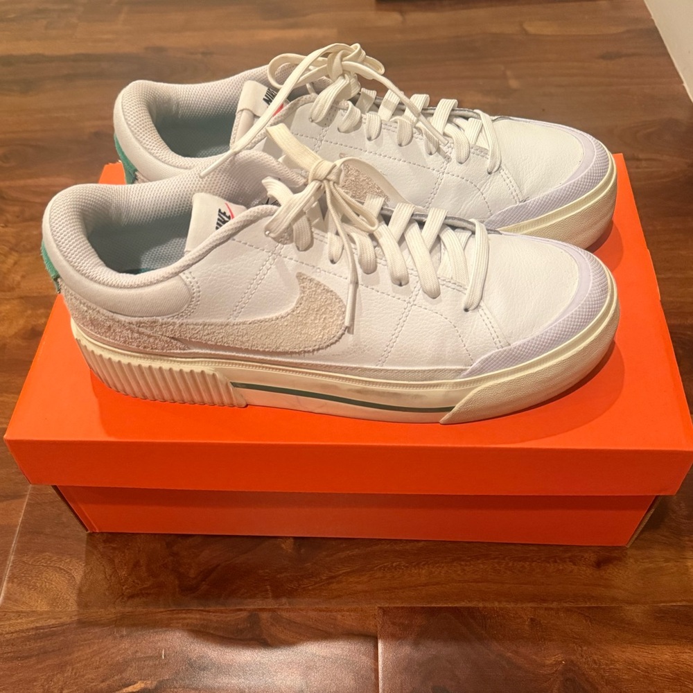 Nike Court Legacy Lift 'White Stadium Green